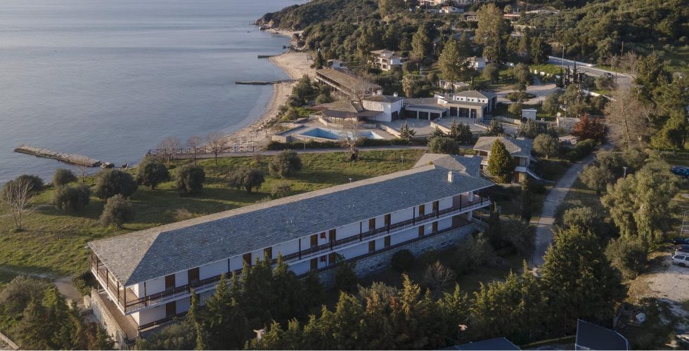 Άποψη από ψηλά του Ξενία Ουρανούπολης